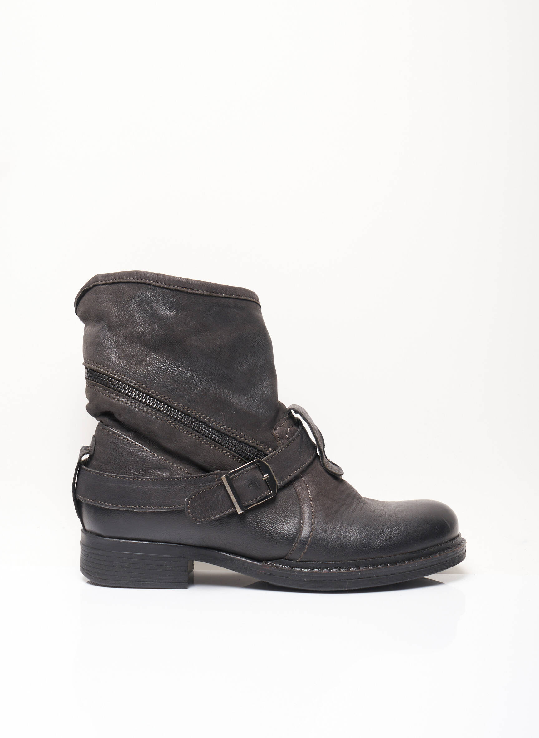 Elue Par Nous Bottines Femme couleur gris