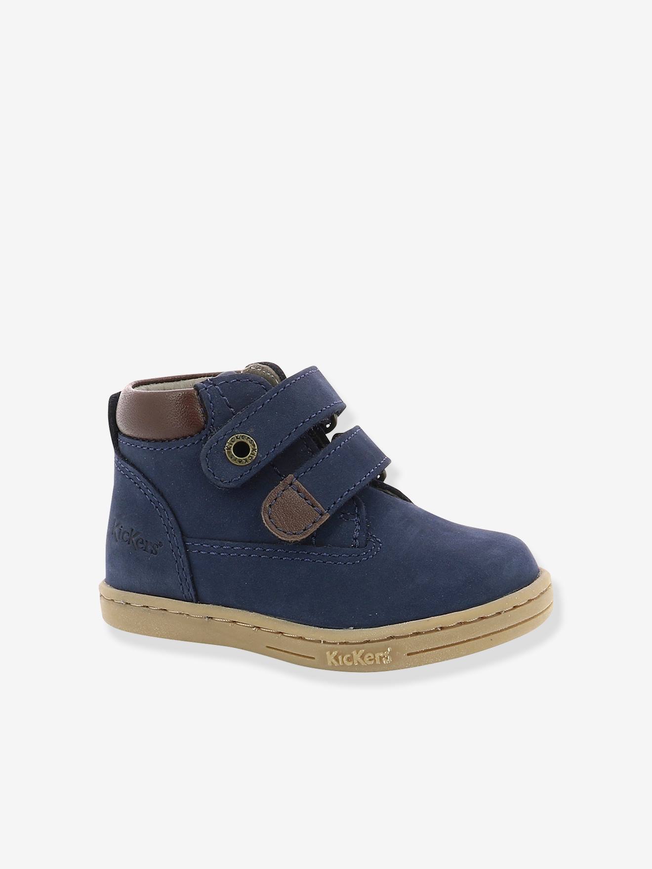 Bottillons cuir enfant Tackeasy KICKERS® marine