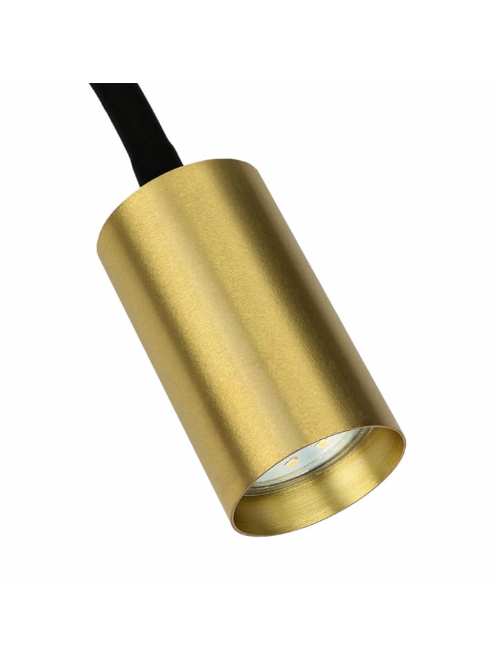 Licht-Erlebnisse Wandlampe in Schwarz Messing günstig kaufen onesize