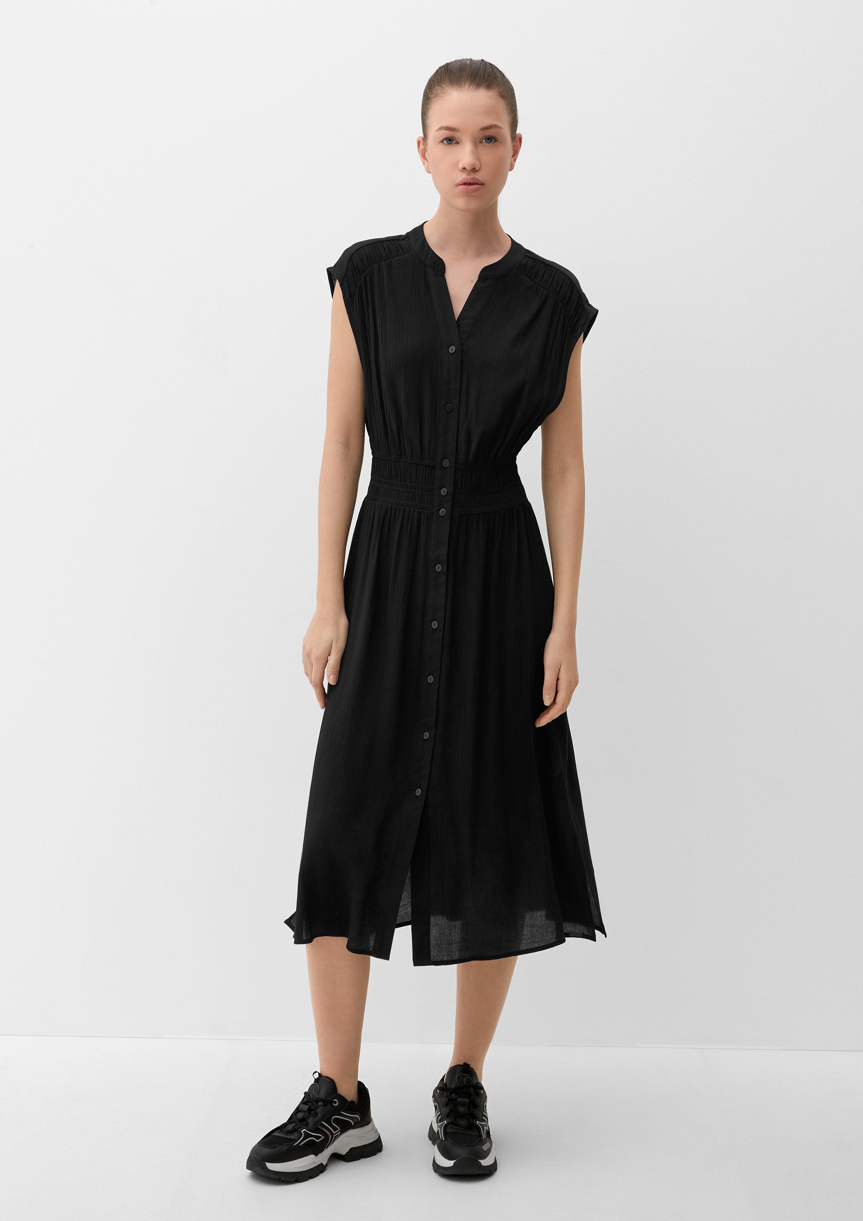 Midi-Kleid aus Viskose-Crêpe  2124575-9999