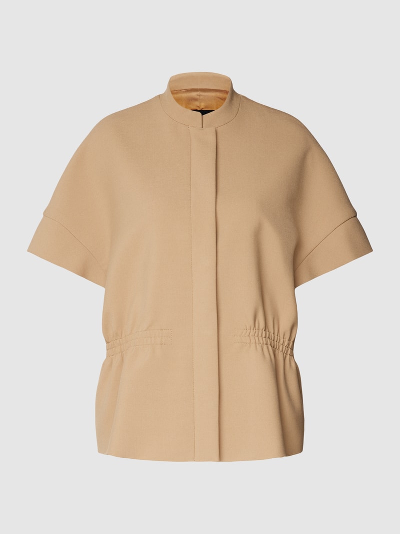 Blazer mit Eingrifftaschen in camel