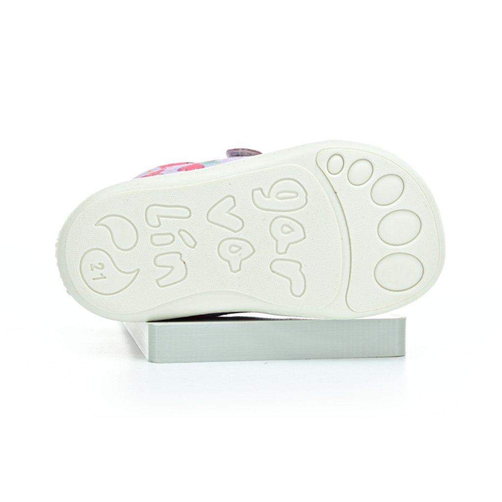 Garvalín Lona Estampada Lila Barfußschuhe