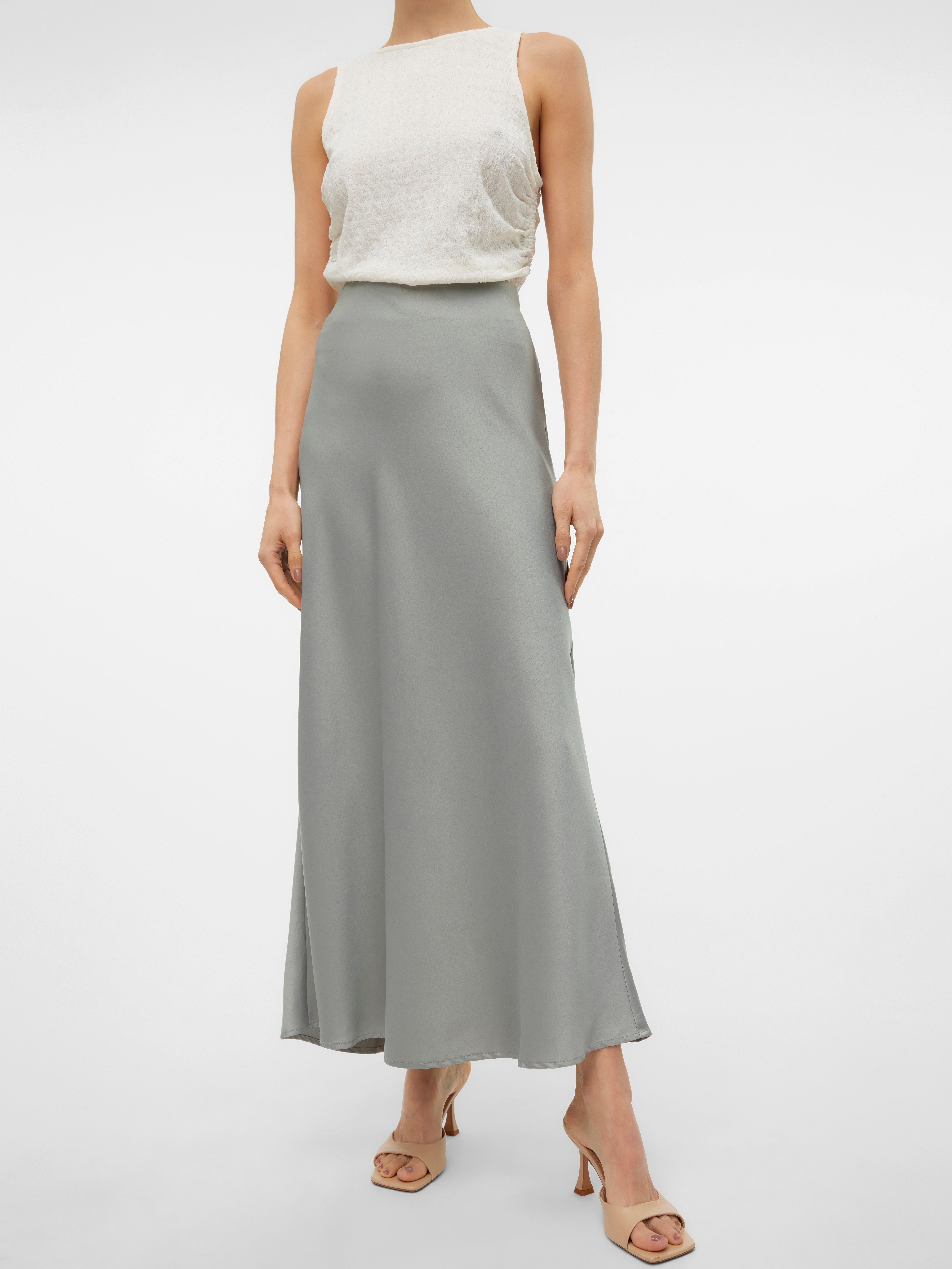 VMKLEO Hohe Taille Langer Rock