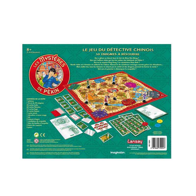 Jeu de société Les mystères de Pékin Lansay