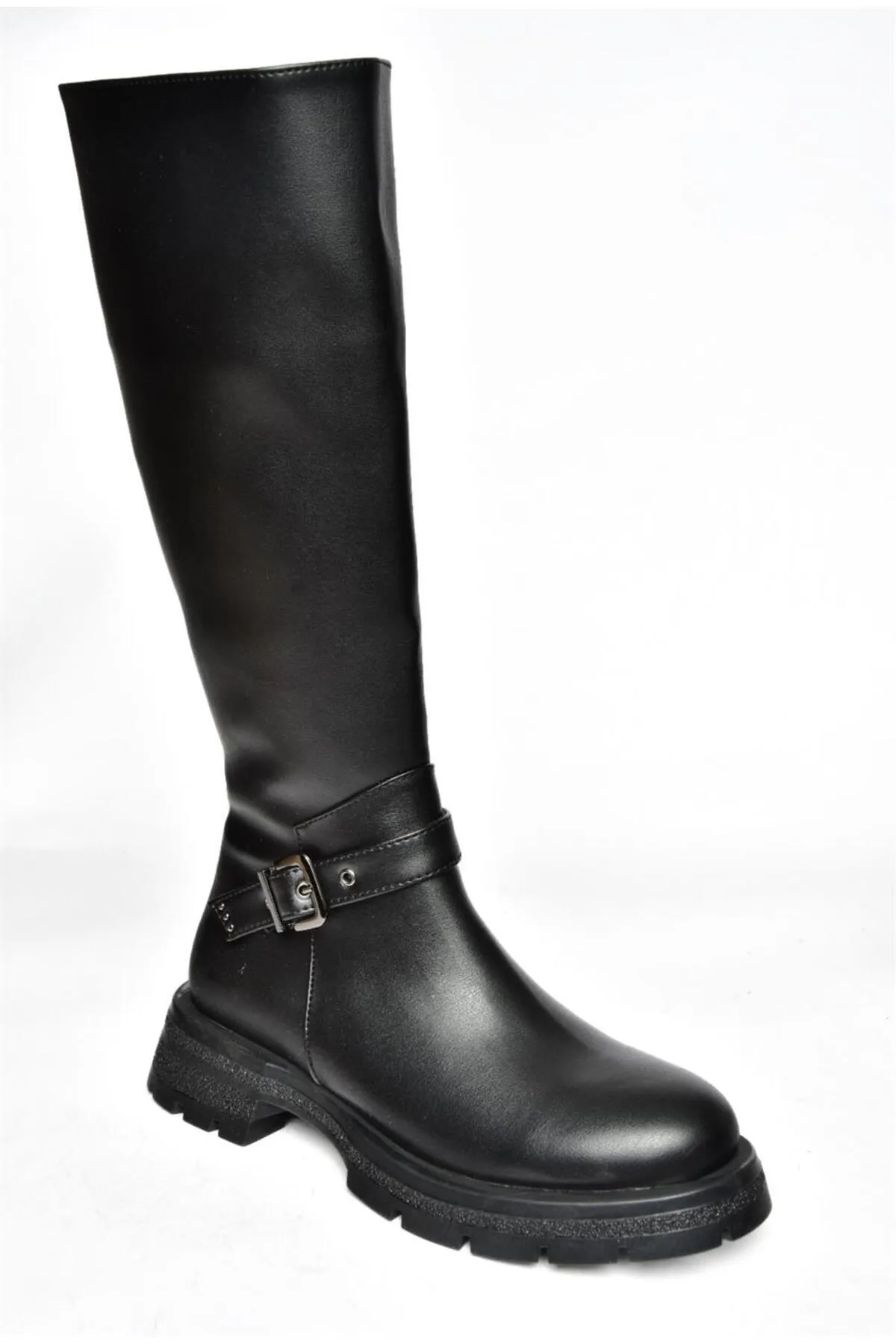 Fox Shoes  R518096809 Schwarze Damenstiefel mit Reißverschluss und niedrigem Absatz