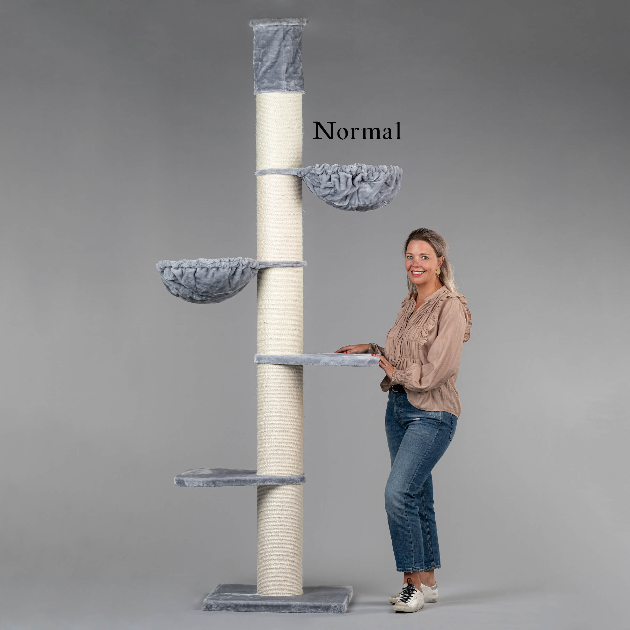 RHR Quality Kratzbäume RHR Quality Kratzbaum Maine Coon Tower creme/ beige/ grau