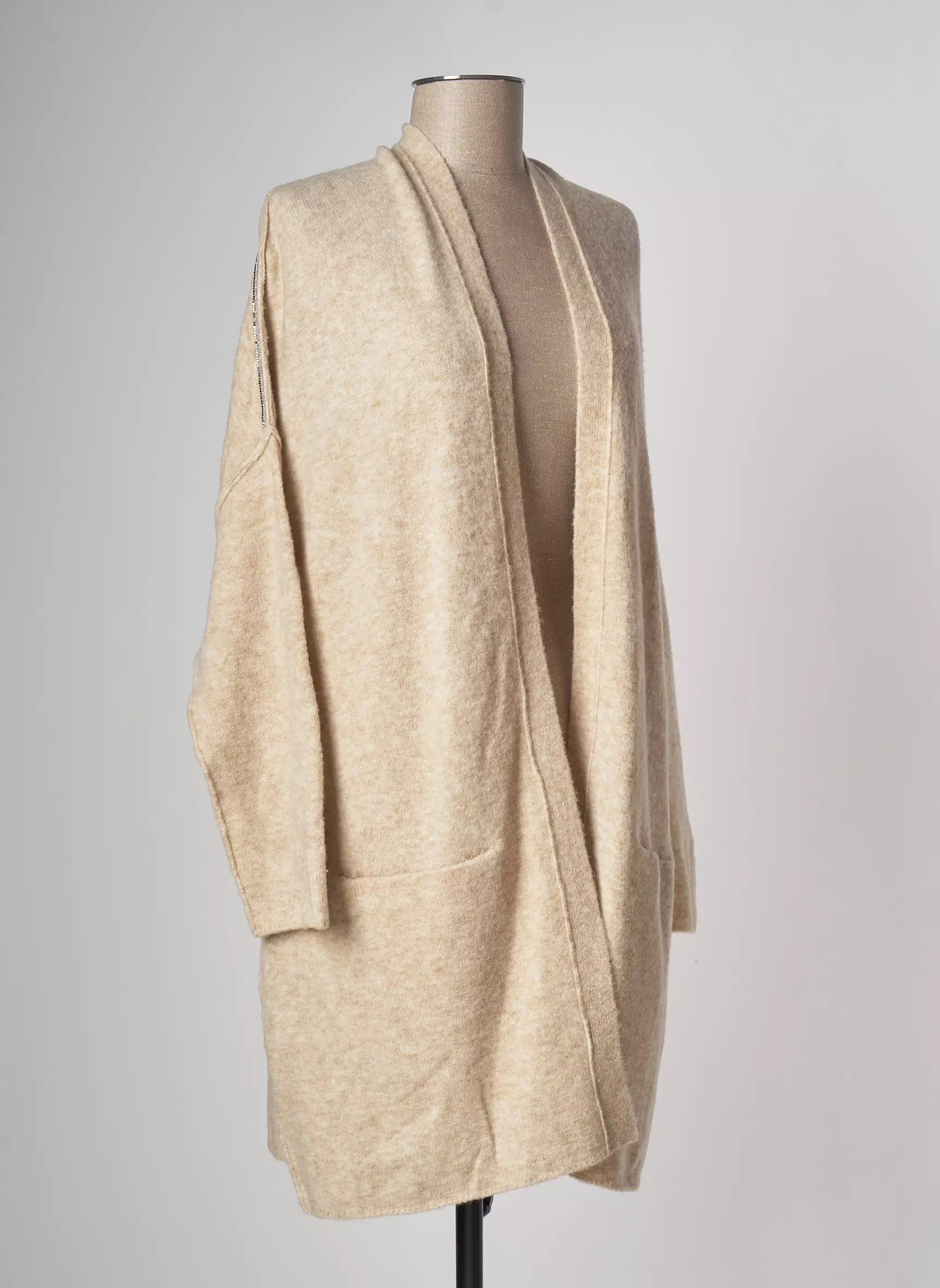 Frogbox Cardigans Femme couleur beige