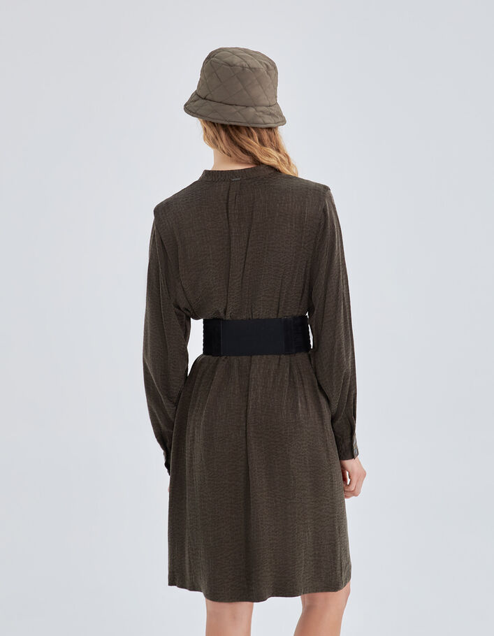 Robe lichen jacquard motif army vibes Femme