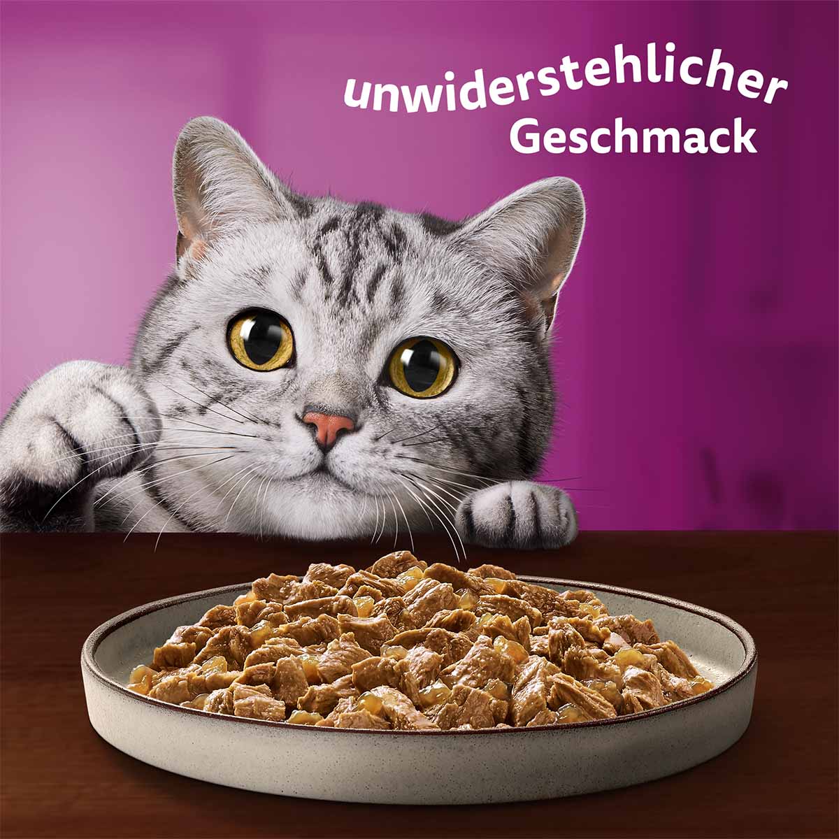 Whiskas Pure Delight Multipack Geflügel Ragout in Gelee 40x85g