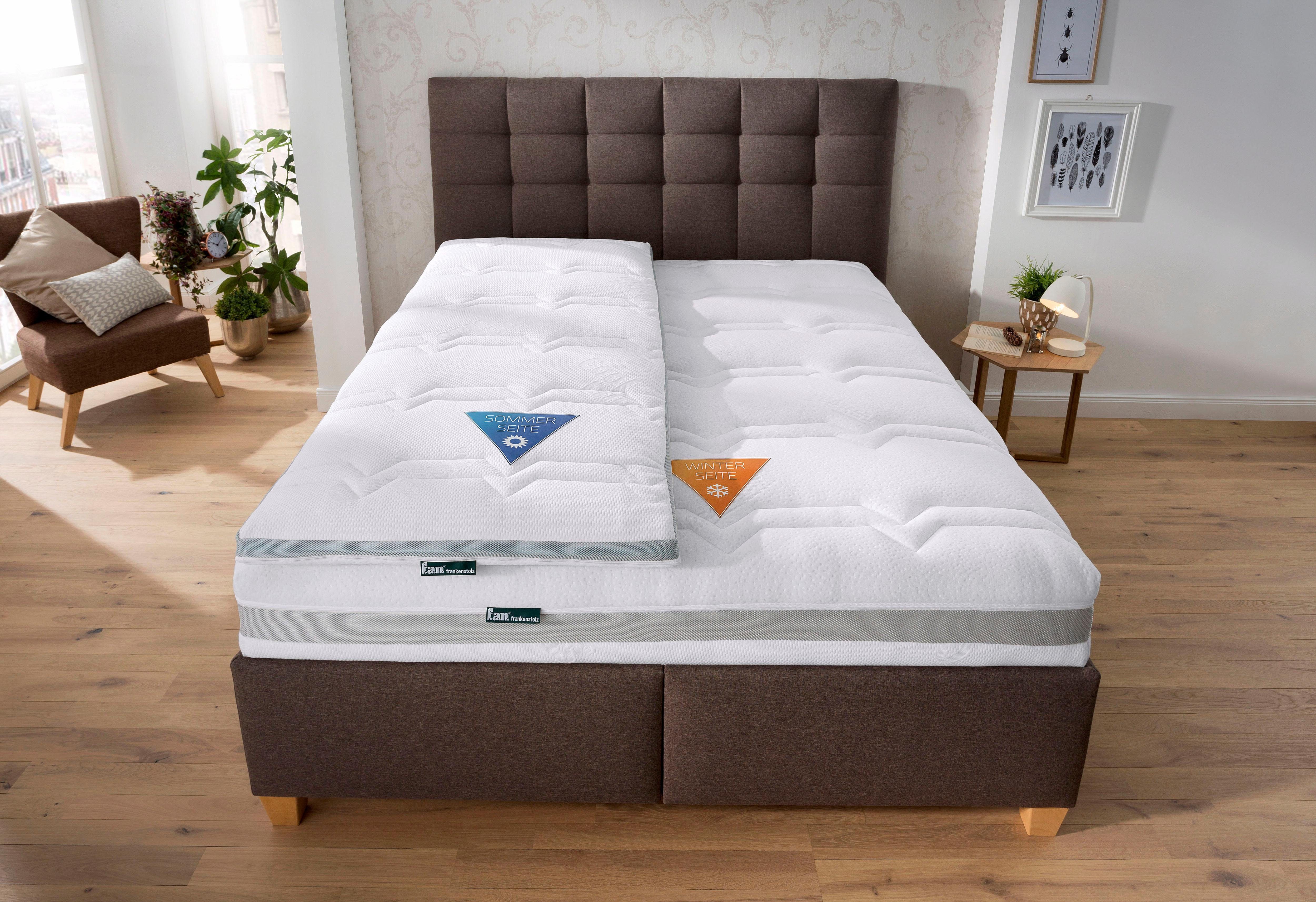 Topper Mabona TKS, f.a.n. Schlafkomfort, 7 cm hoch, Kaltschaum, Kundenliebling! Mit Sommer- und Winterseite!