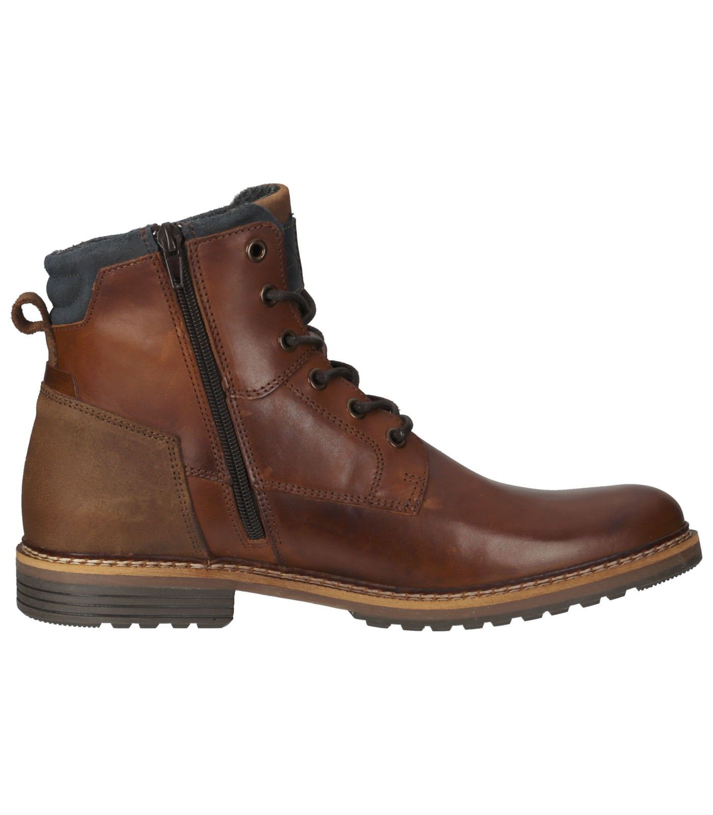 Bullboxer Stiefelette Leder Schnürstiefelette