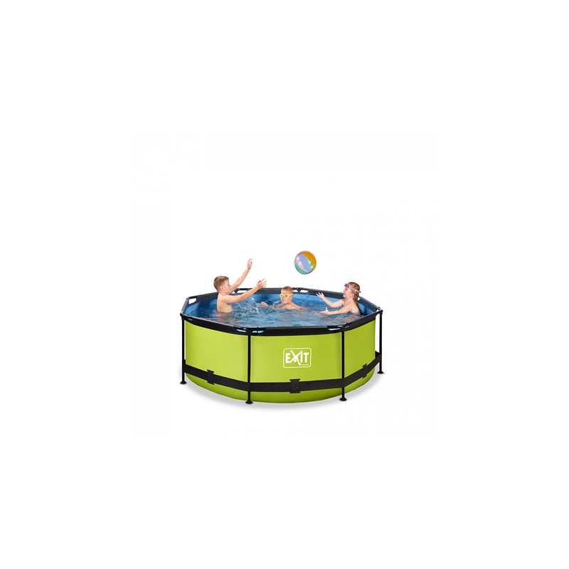 Piscine ø244x76cm avec pompe filtrante Lime vert