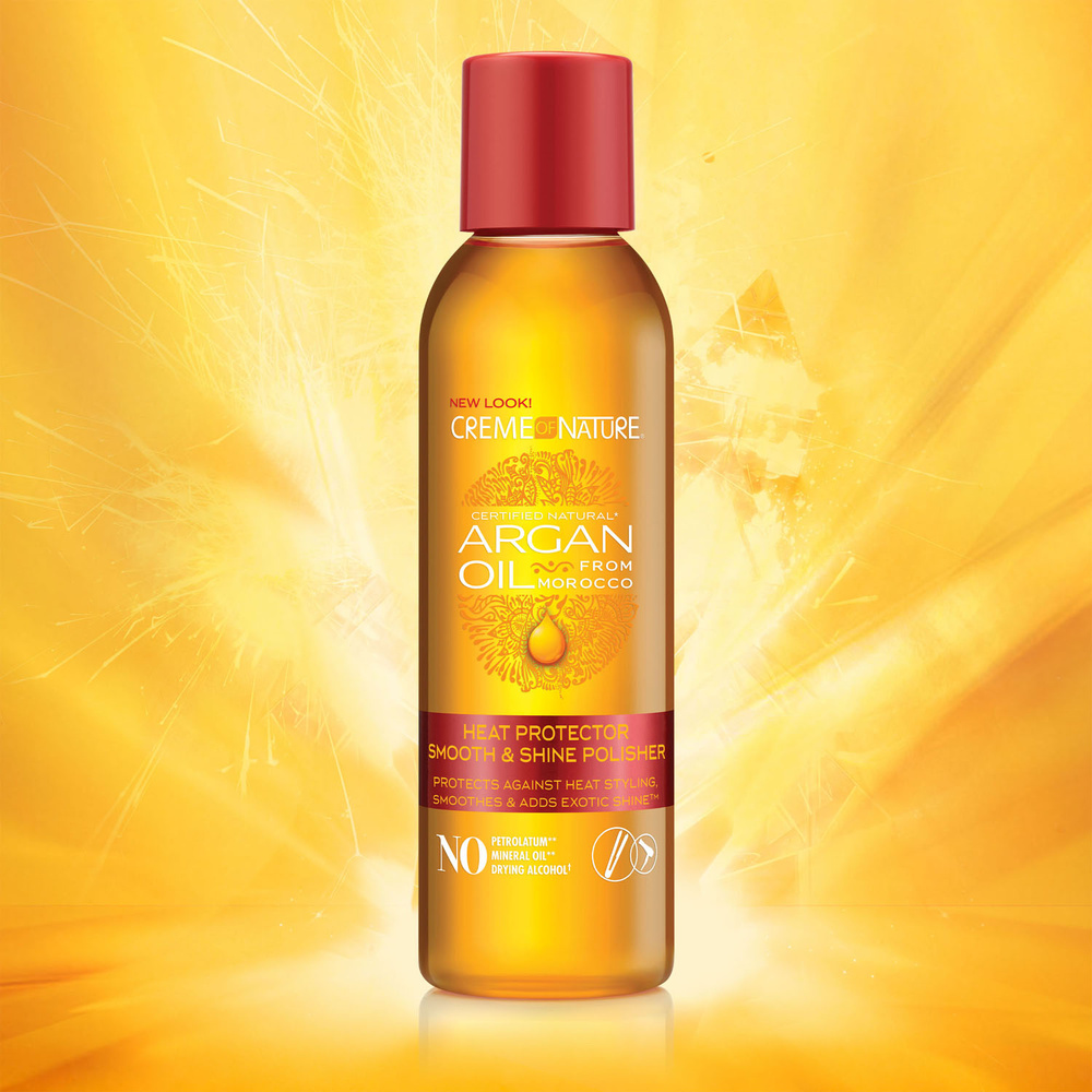 creme of nature SOIN APAISANT HEAT PROTECTOR - HUILE D'ARGAN DU MAROC SOIN