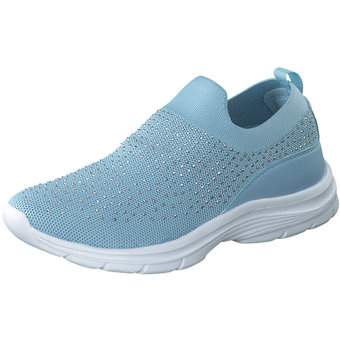 Barbarella Slip On Sneaker in blau