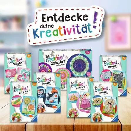 String Art Prinzessin - Bastelset für Kinder ab 6 Jahren
