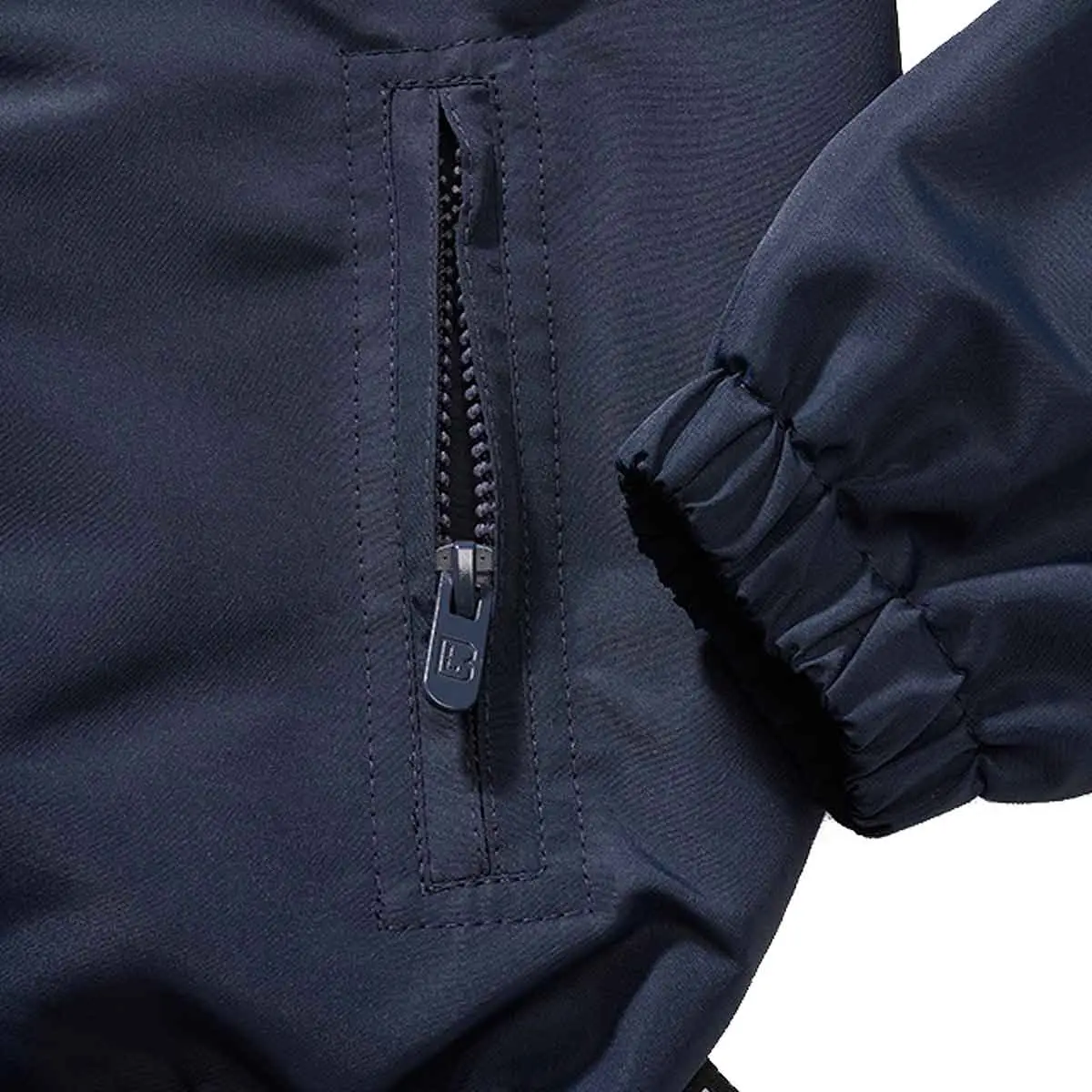 Kinder Sommer Windbreaker Frontzip navy