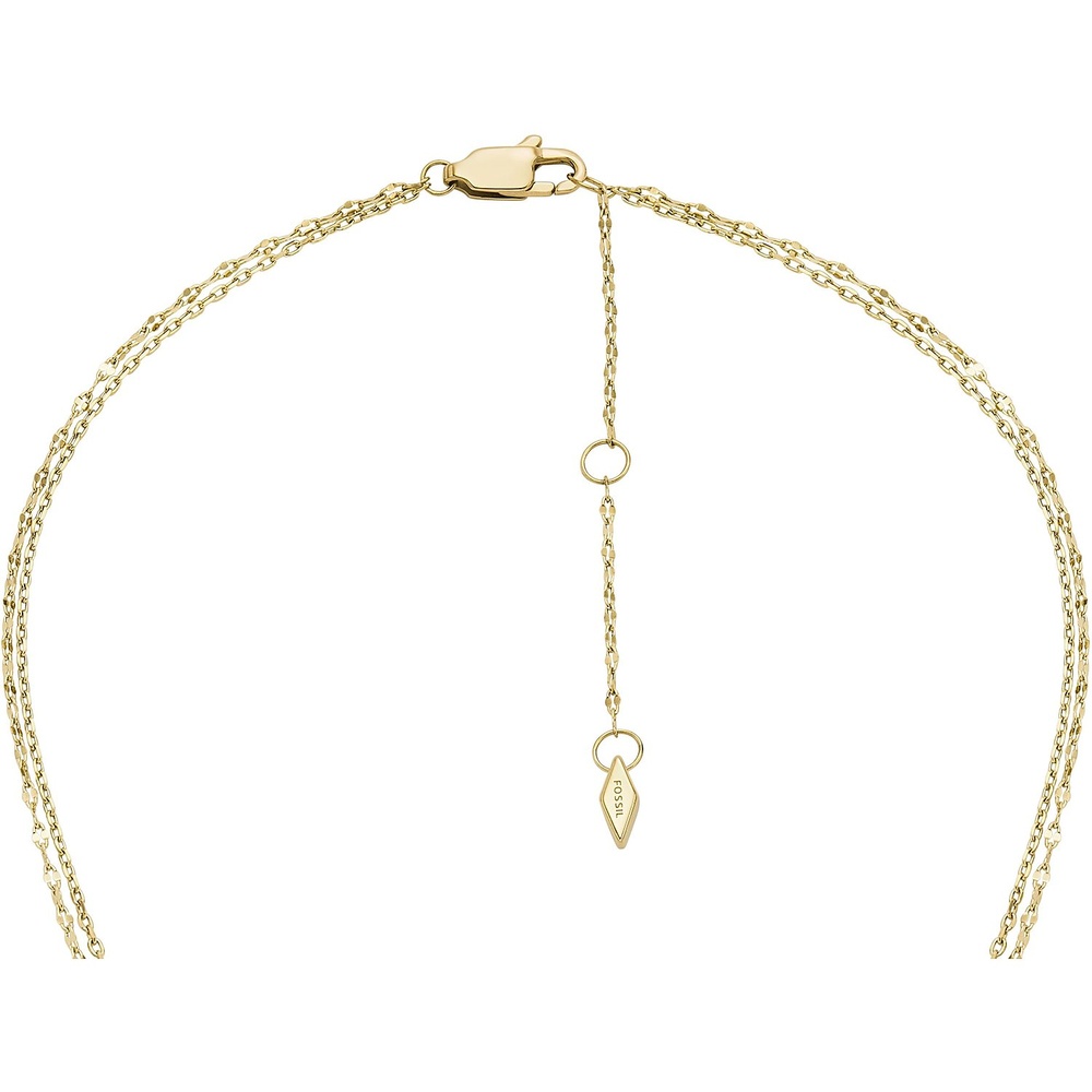 Fossil Chaînette Acier inoxydable collier