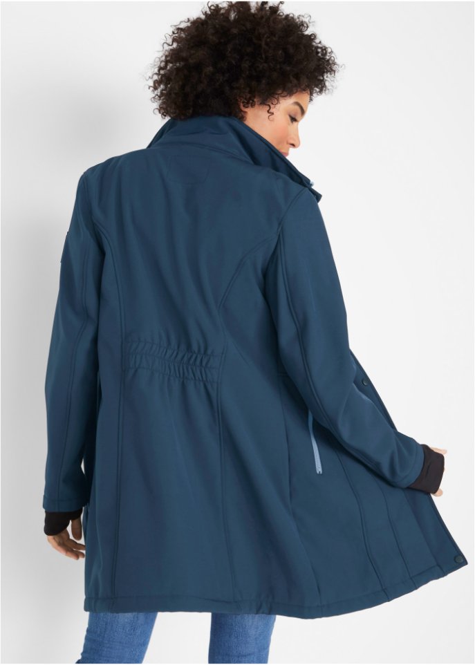 Stretch-Softshelljacke, 2 in 1-Optik