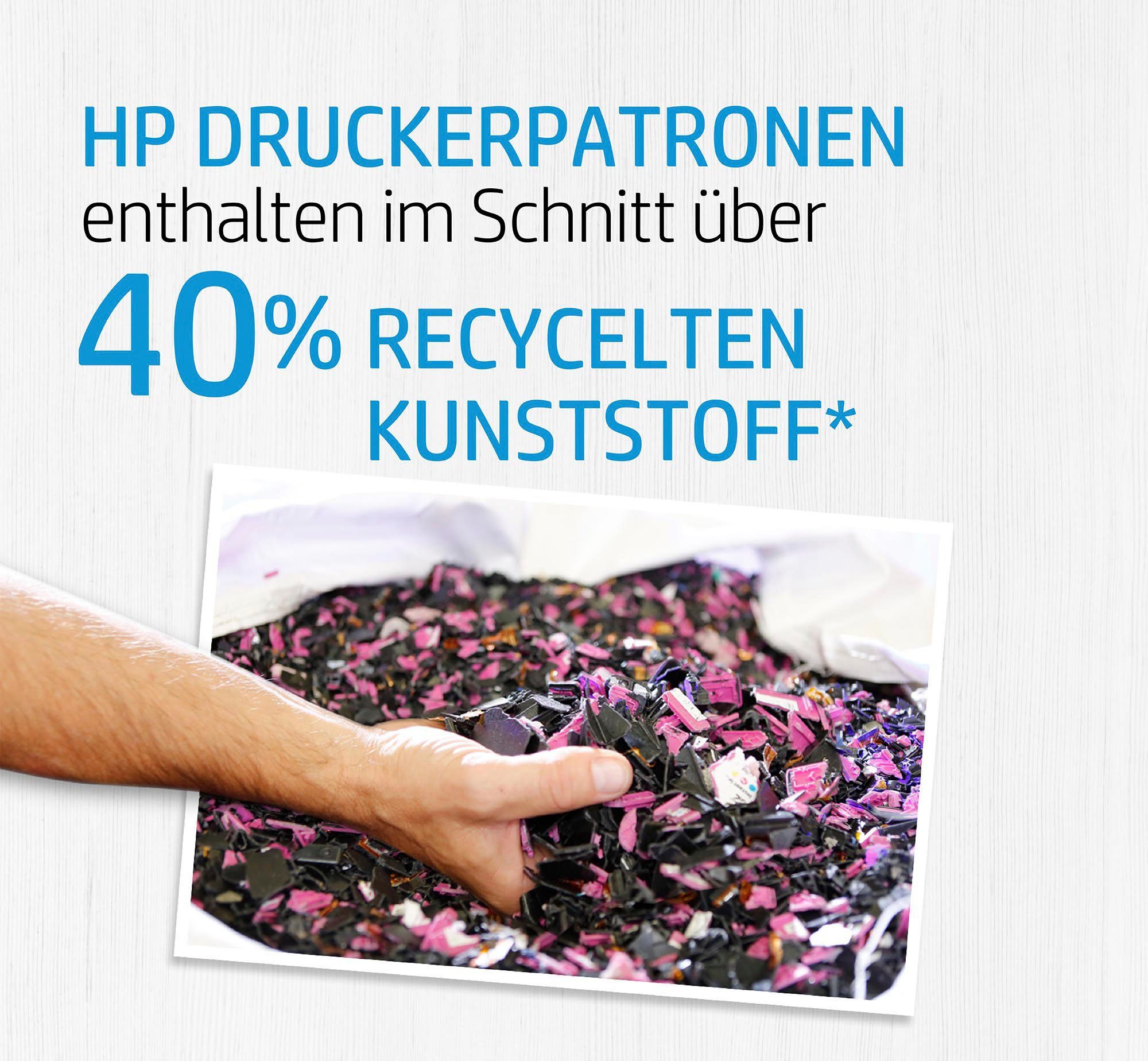 HP 62 (C2P04AE) Tintenpatrone (original Druckerpatrone 62 schwarz)
