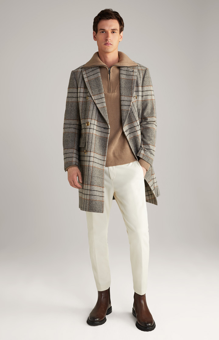 Wool-Mix-Pullover Brunor in Hellbraun