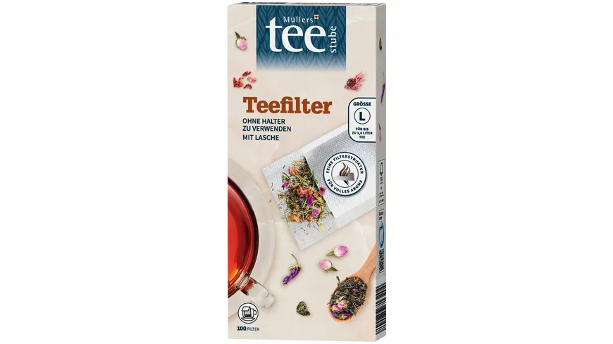 Müllers Teestube Teefilter Gr. L
