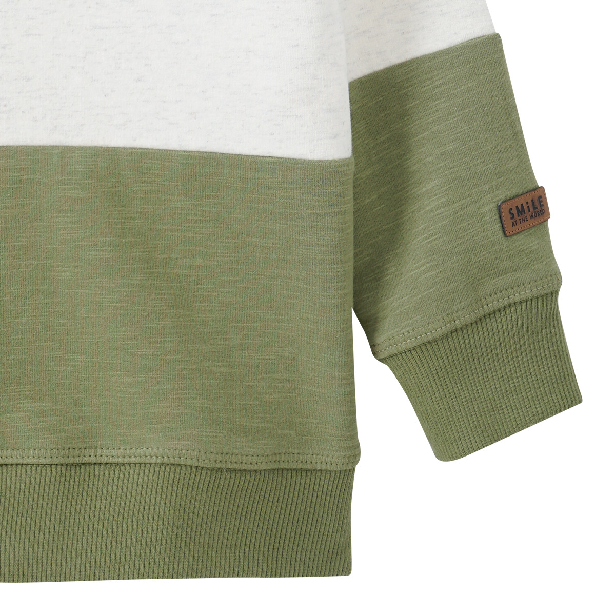 Baby Sweatshirt mit Schalkragen