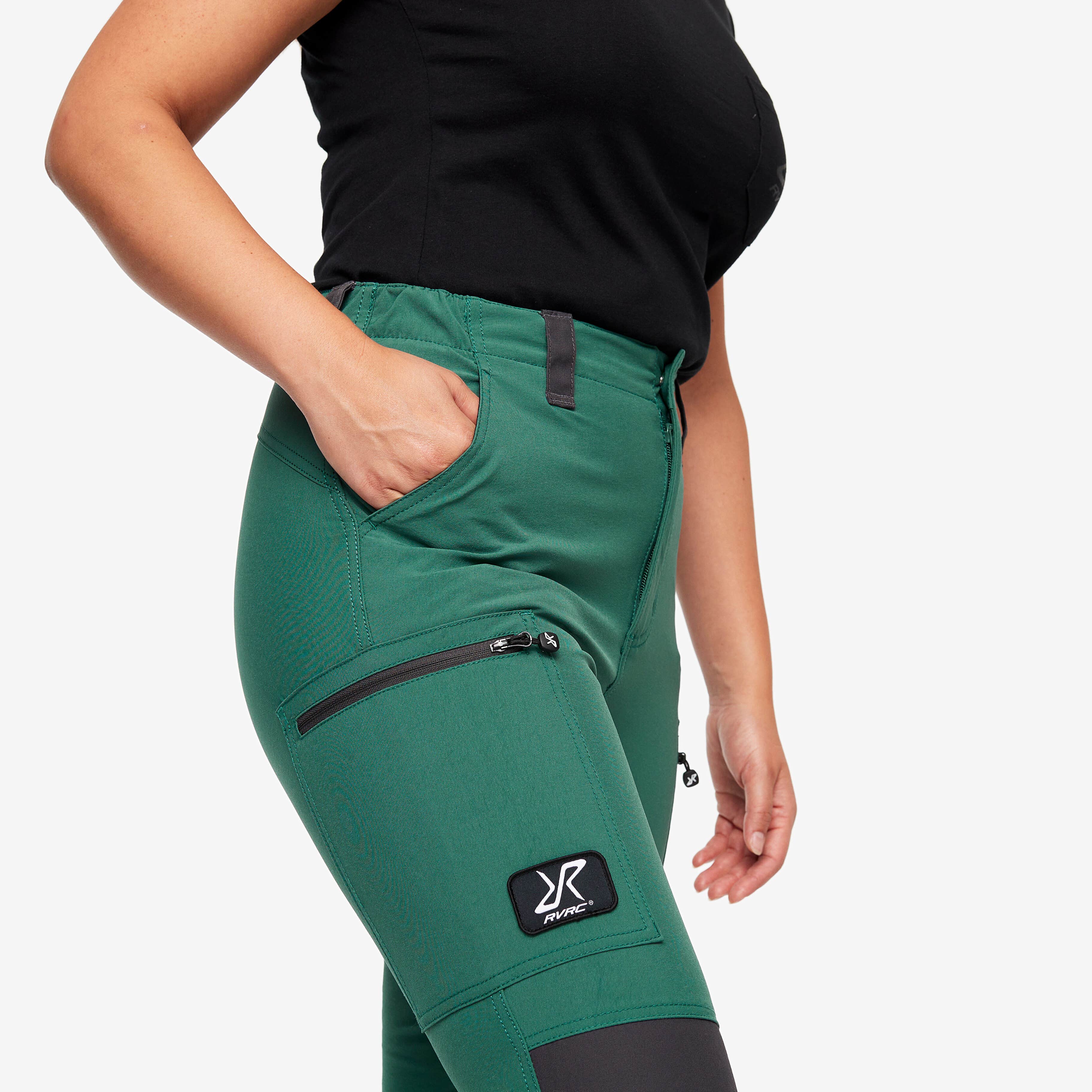 Nordwand Highwaist Stretch Pants Femme Sage Green
