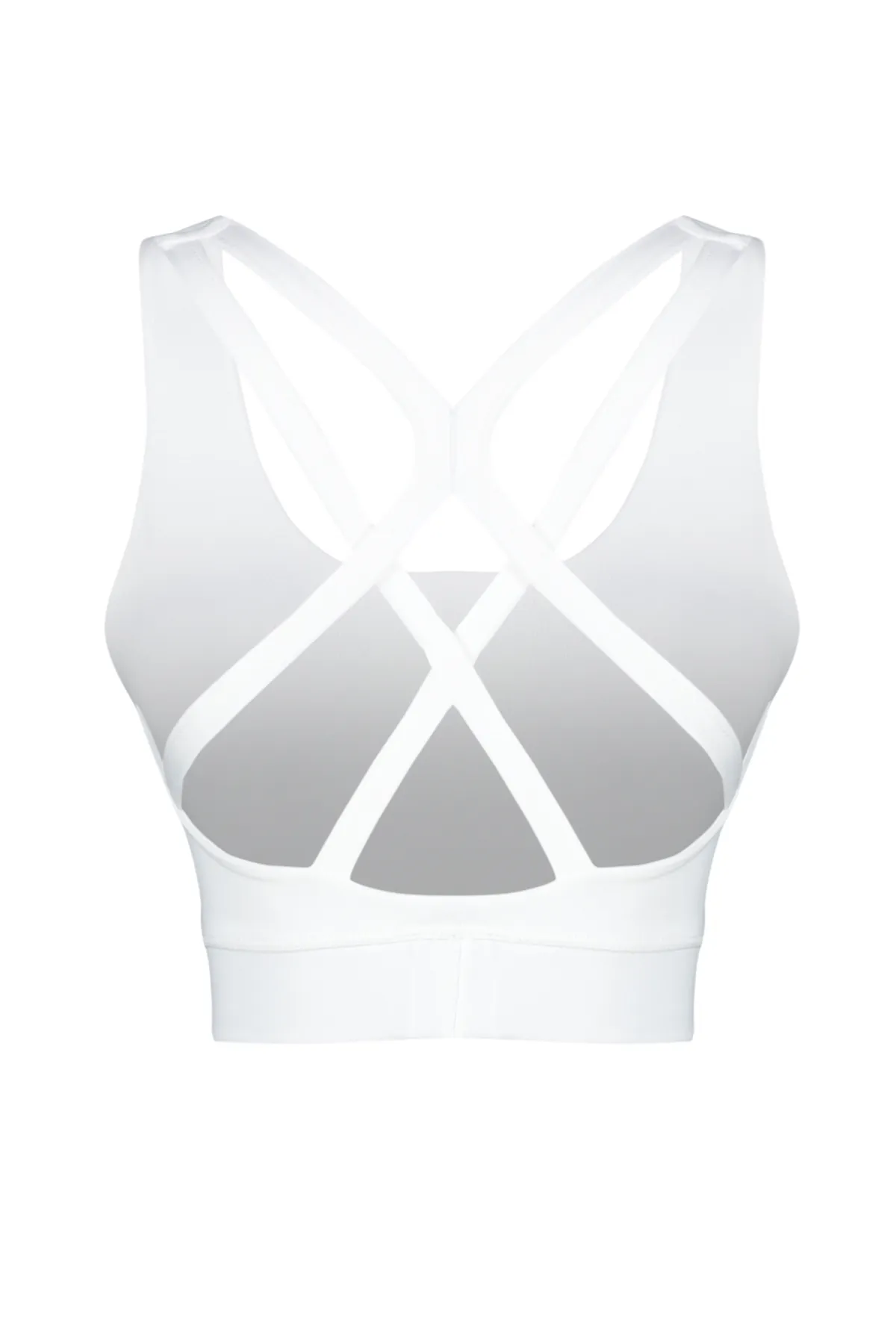Trendyol Collection  Weißer Sport-BH aus Strick mit Trägern und Styling-Funktion THMSS24SS00018