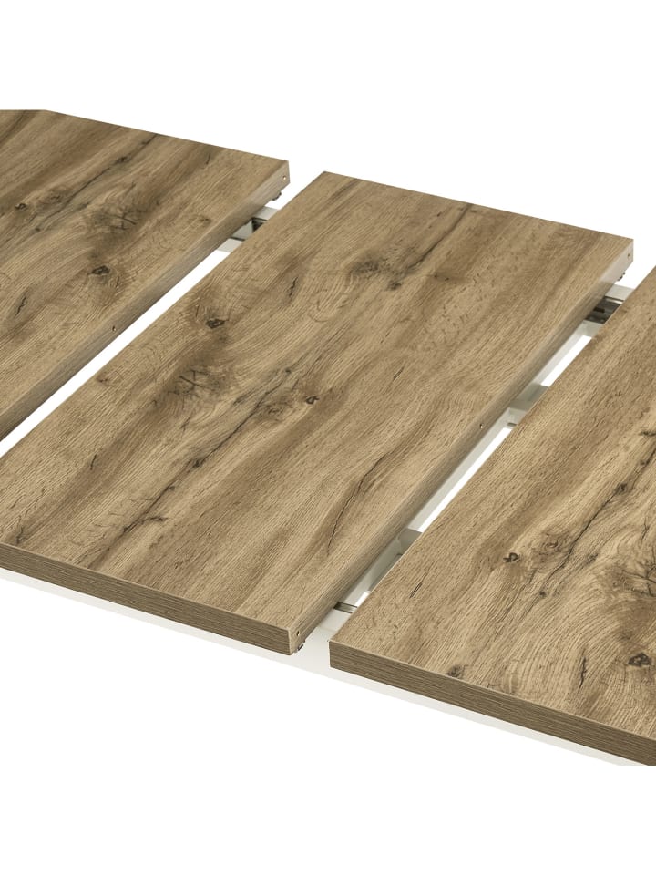 B&D Home Ausziehstisch BEA in Natureiche - (B)120-160 x (H)76 x (T)80 cm günstig kaufen onesize