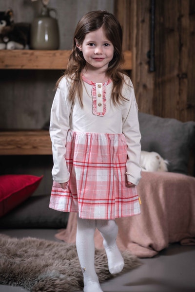 Kleid, beige für Mädchen