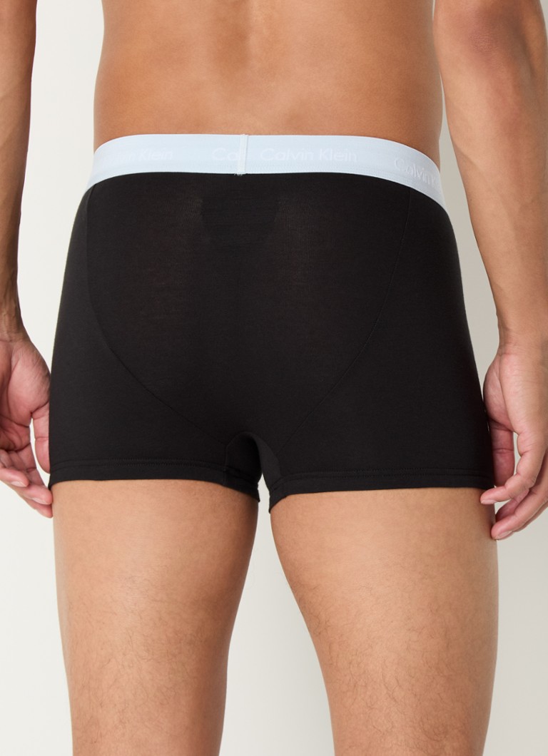 Calvin Klein Cotton Stretch boxer shorts with logo waistband in a 5-pack