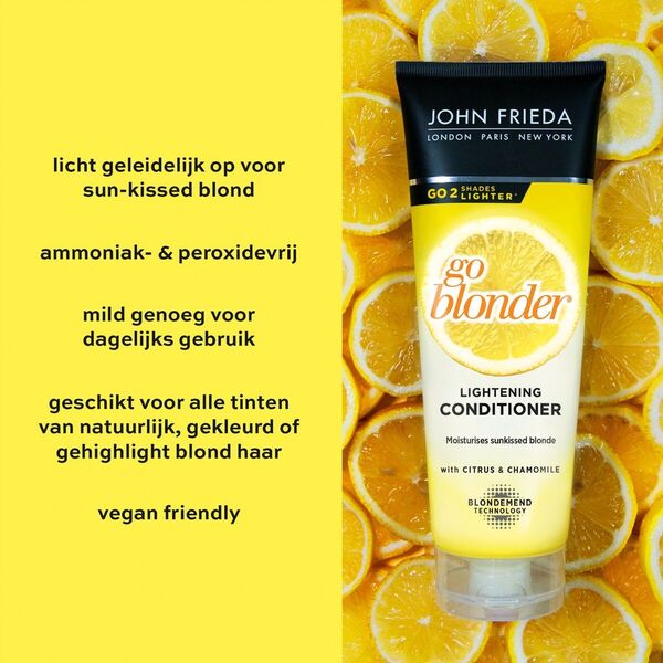 John Frieda Sheer Blonde Go Blonder világosító balzsam 250ml