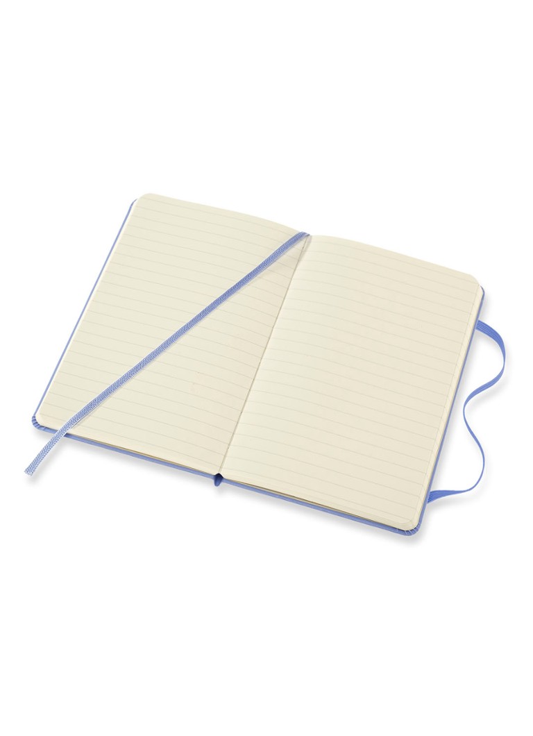 Taccuino Moleskine con copertina rigida a righe e tascabile