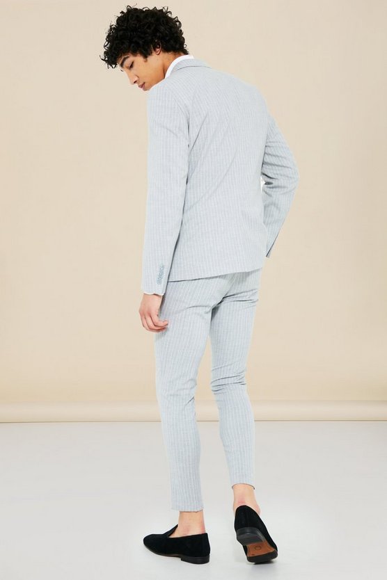 Zweireihige Slim Anzugjacke