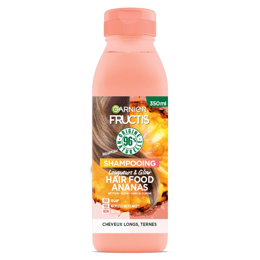 garnier Fructis Hair Food Shampooing Longueurs & Glow à l'Ananas