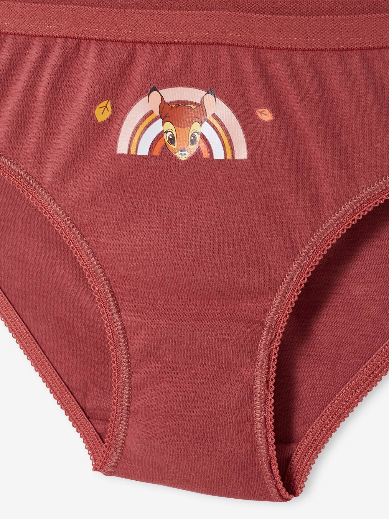 Lot de 5 culottes DS® Bambi lot gris, bordeaux, camel, ros