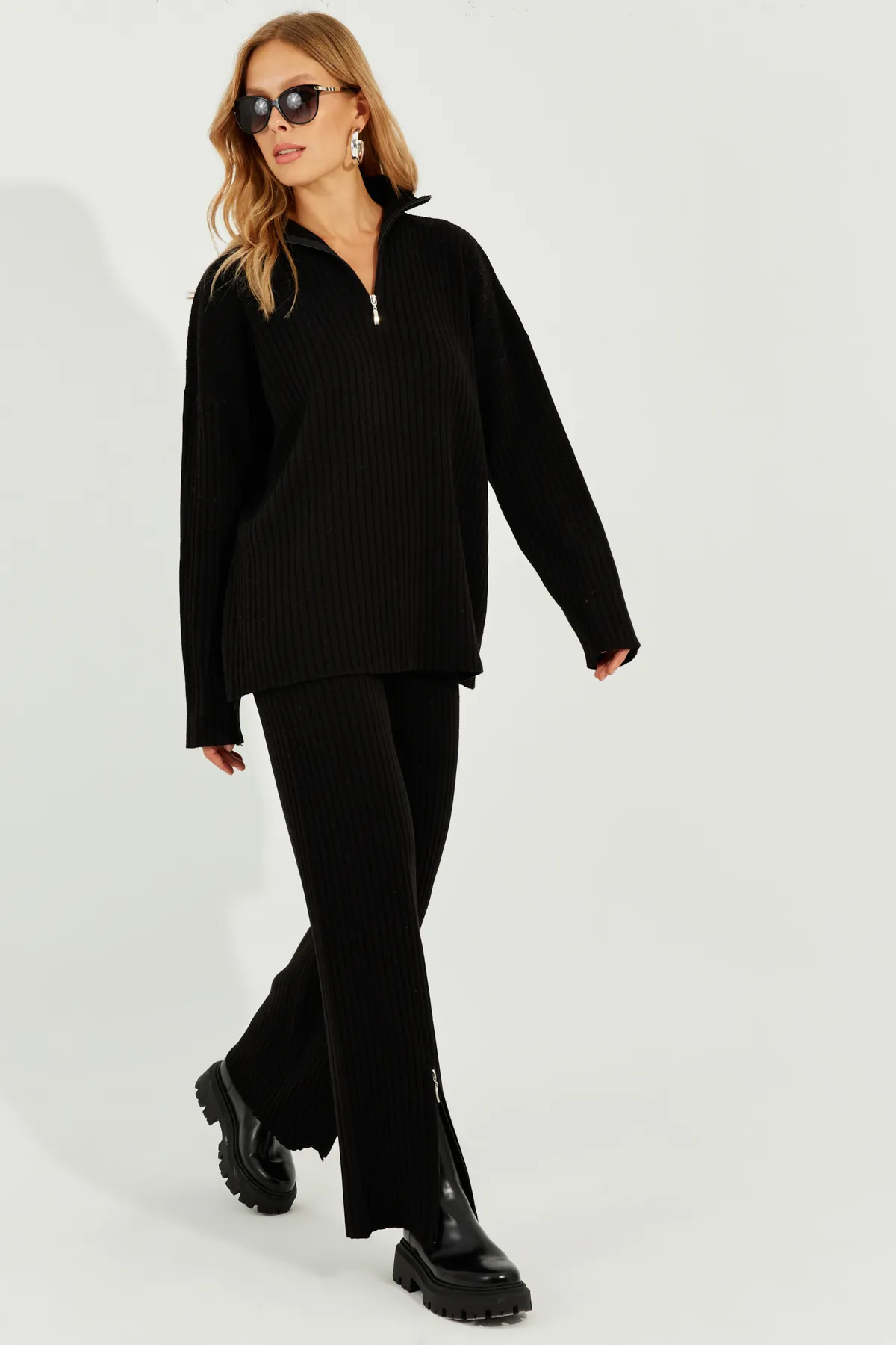 Cool & Sexy  Zweiteiler - Schwarz - Regular Fit