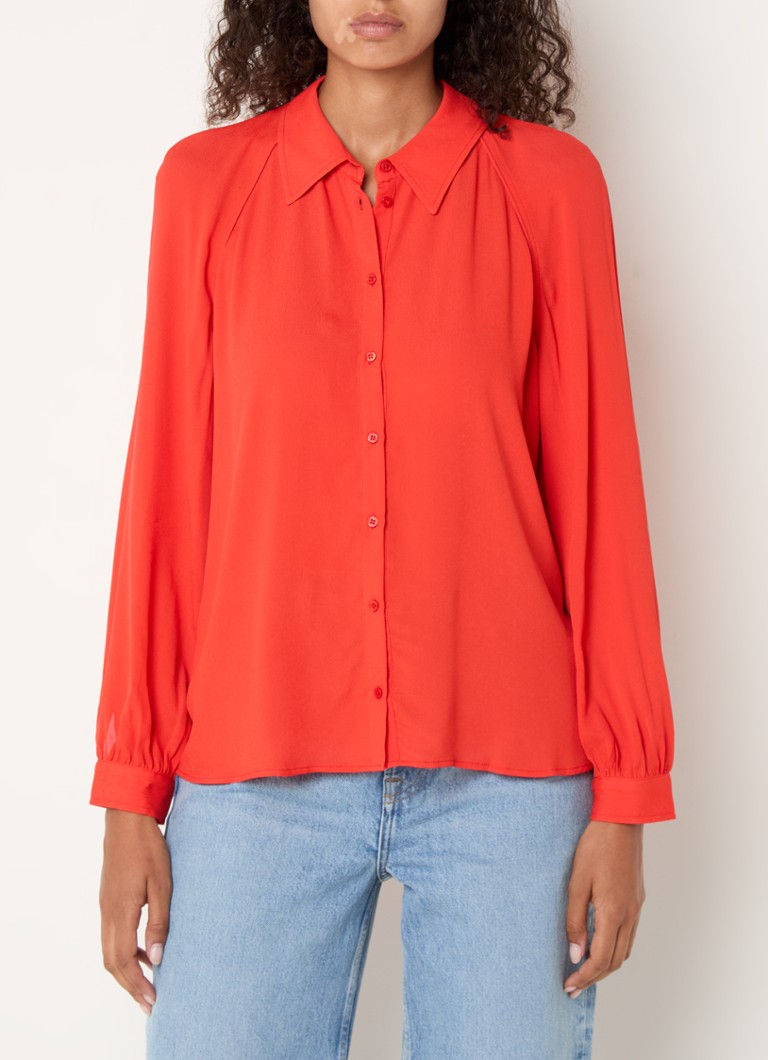 ba&sh Marvin blouse with balloon sleeves