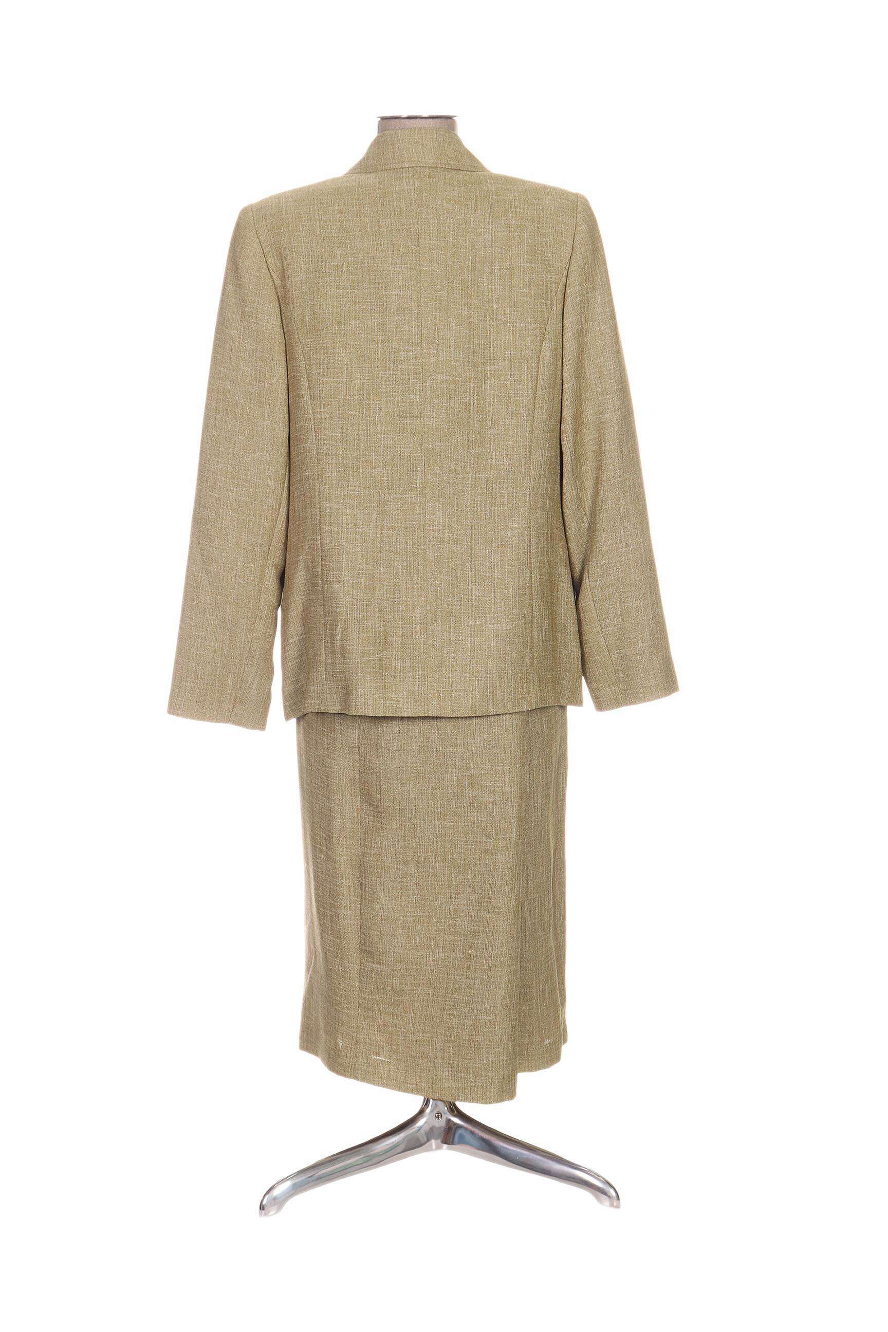C S Creations Jupe Veste Femme couleur vert