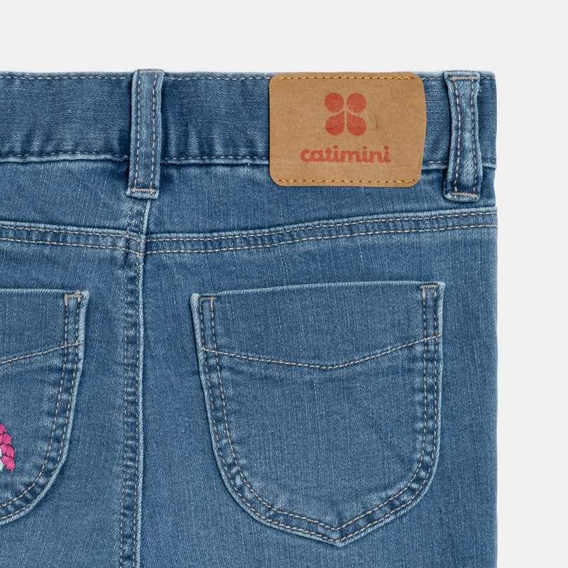 Jean slim fille bleu stone Catimini