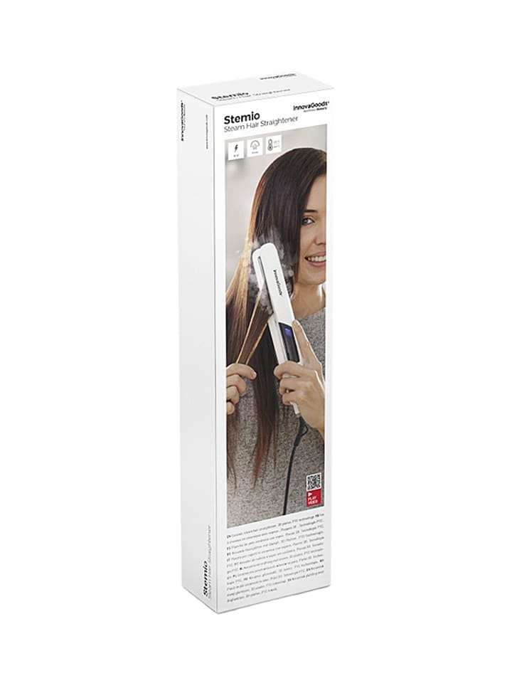 InnovaGoods Haarglätter aus Keramik mit Dampffunktion - (B)29 x (H)3,5 x (T)4 cm günstig kaufen onesize