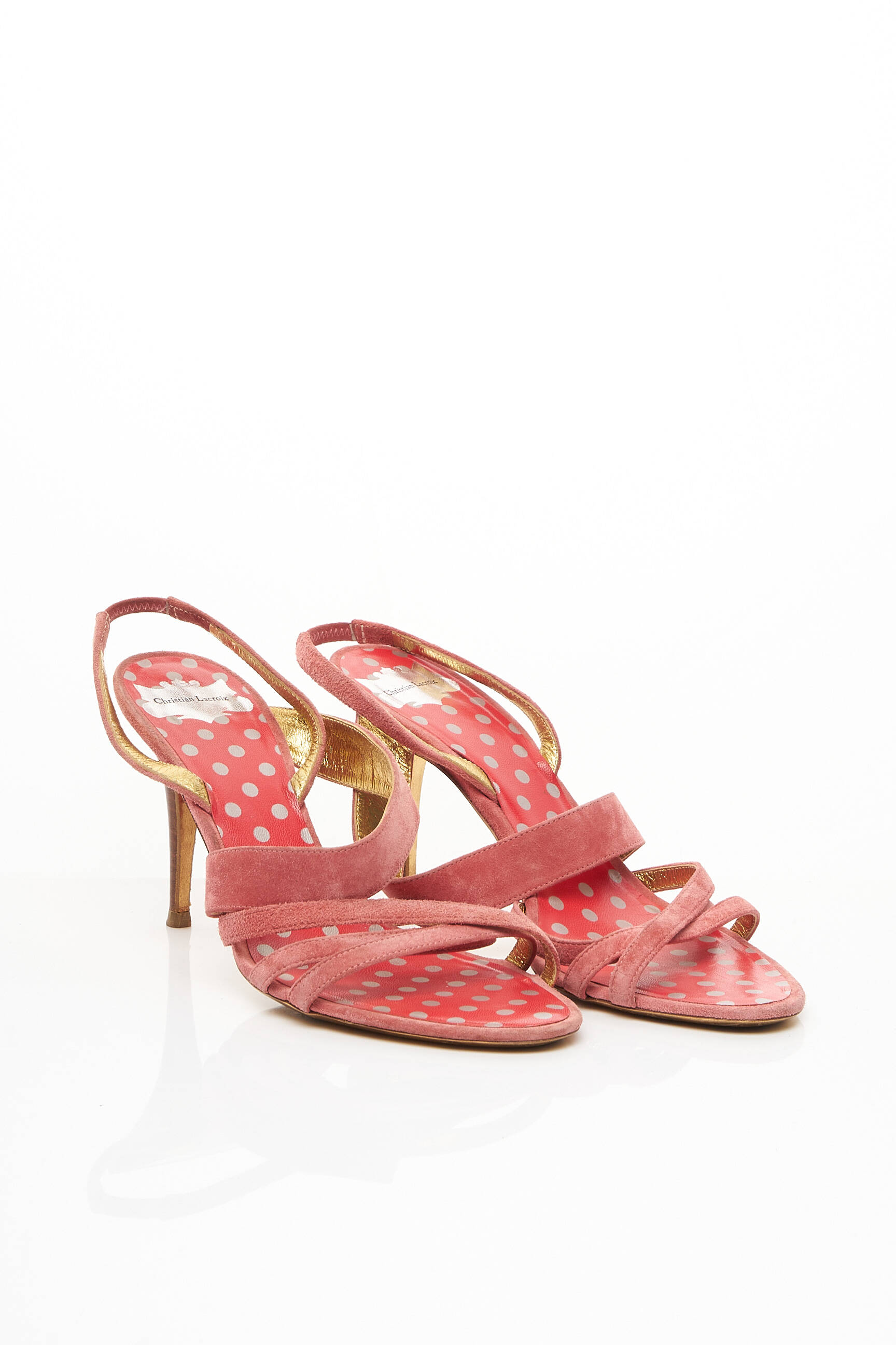 Christian Lacroix Sandales Nu Pieds Femme couleur rose