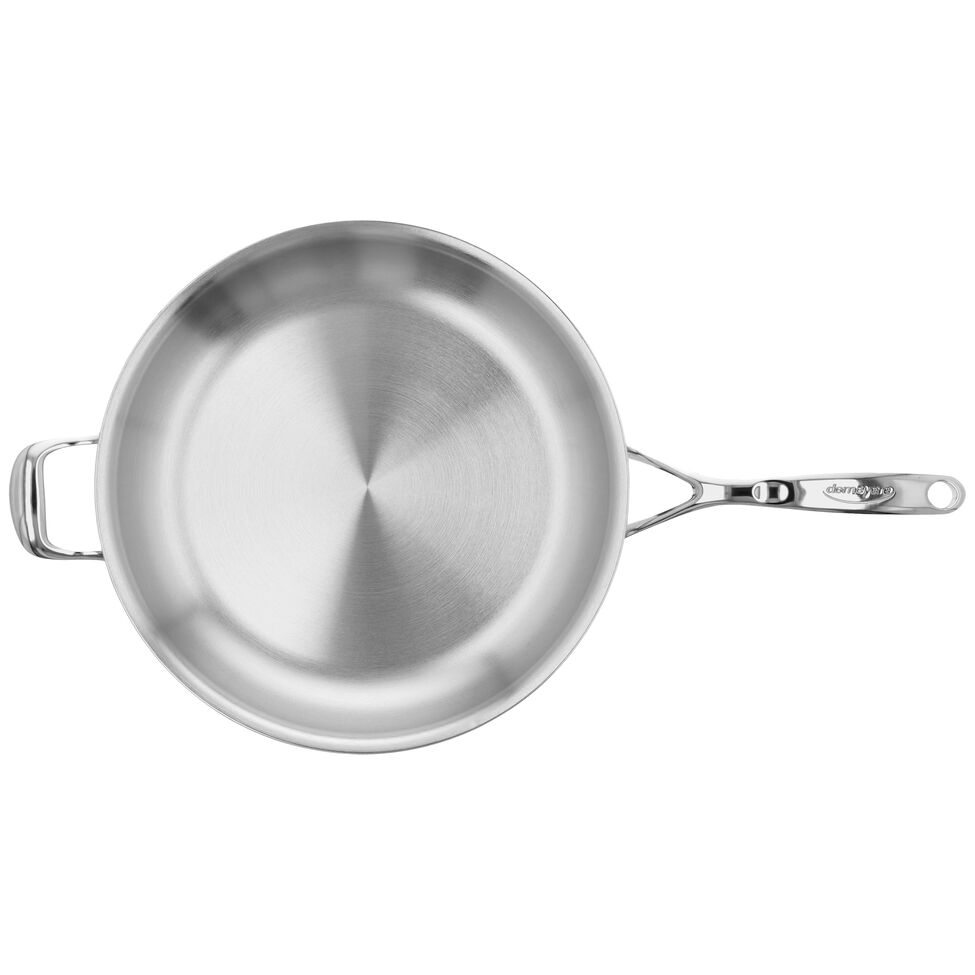 Bratpfanne 32 cm, 18/10 Edelstahl, Silber