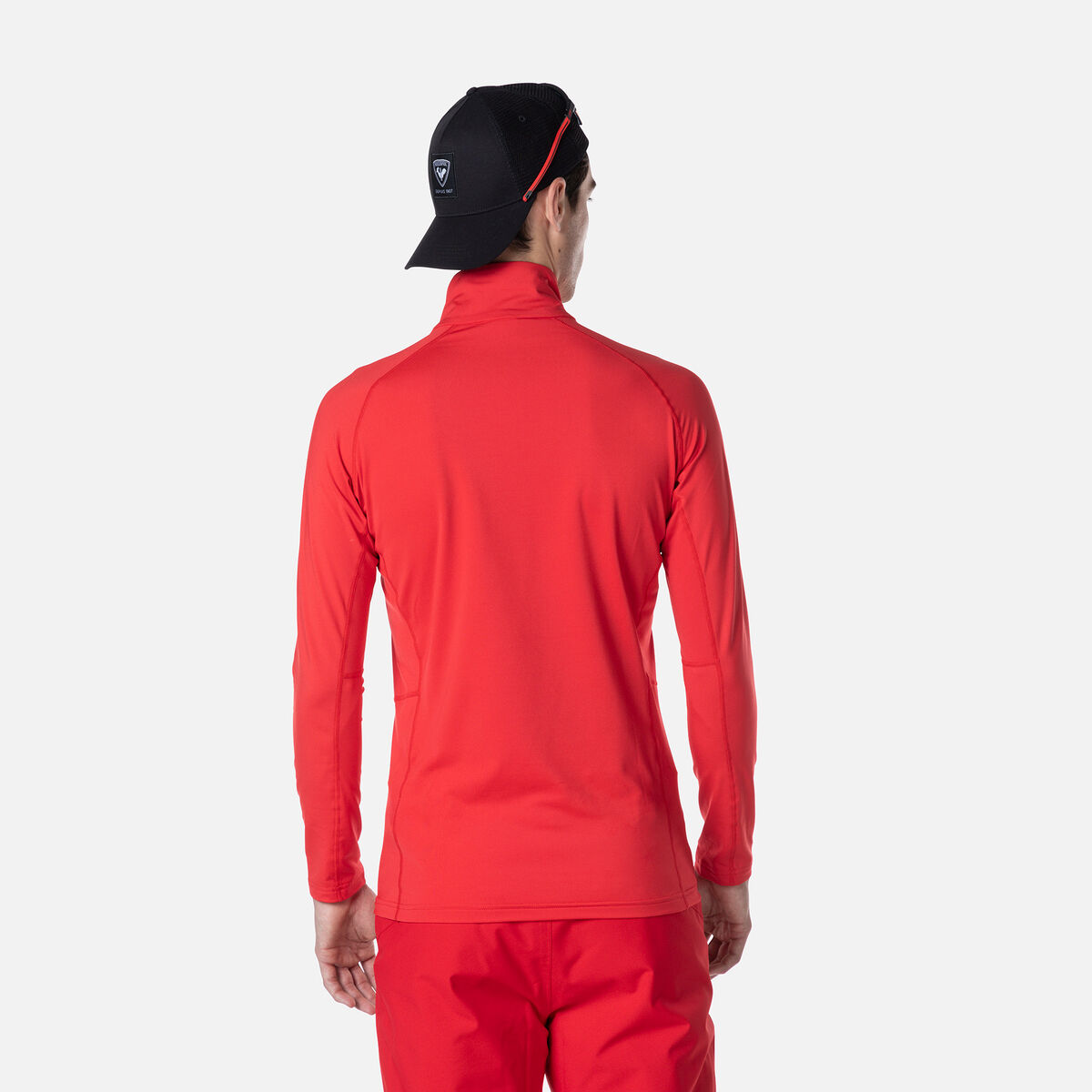 Herren-Baselayer-Oberteil mit halbem Reißverschluss