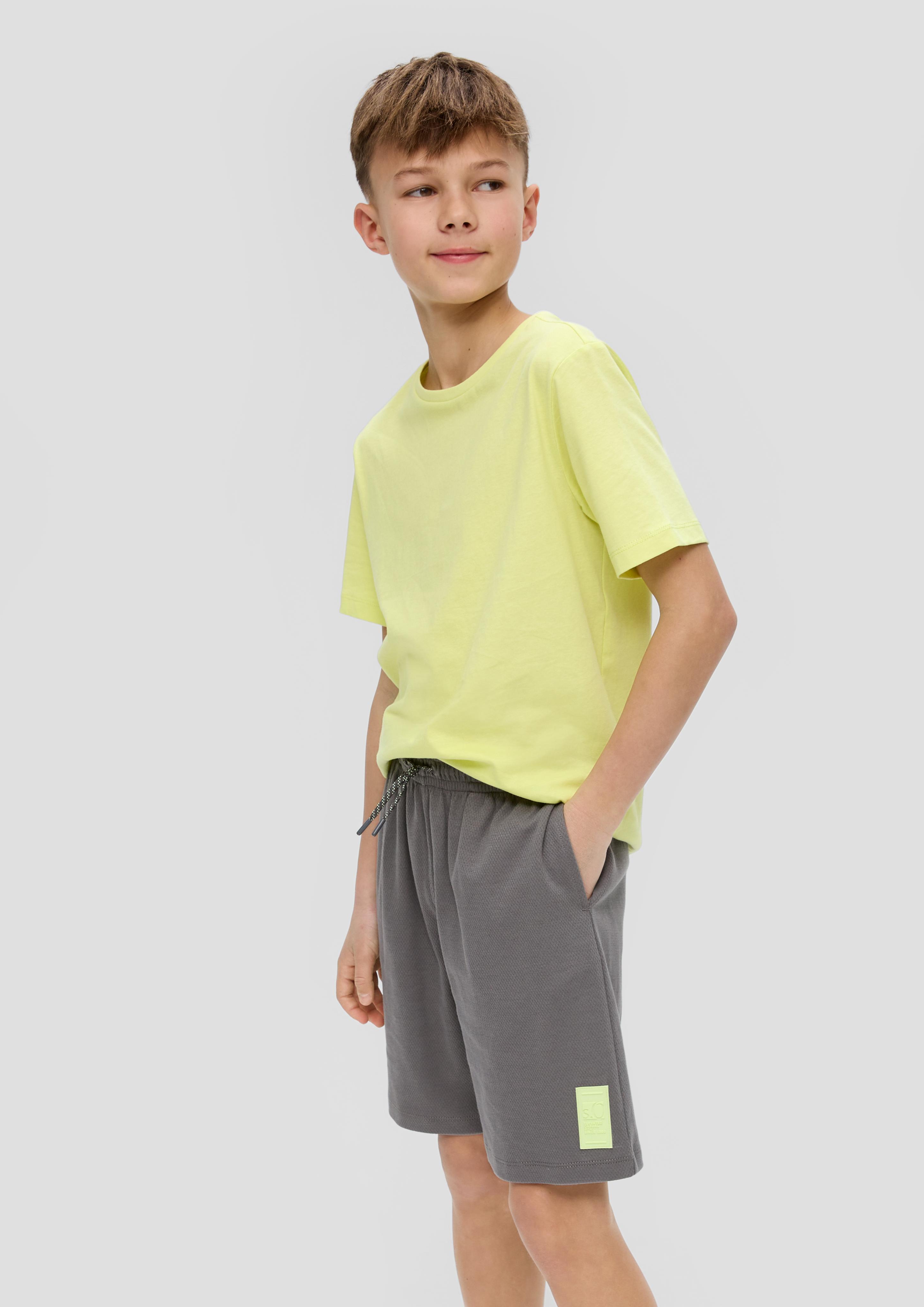 Loose: Bermuda aus Mesh-Fabric  2143091-9439