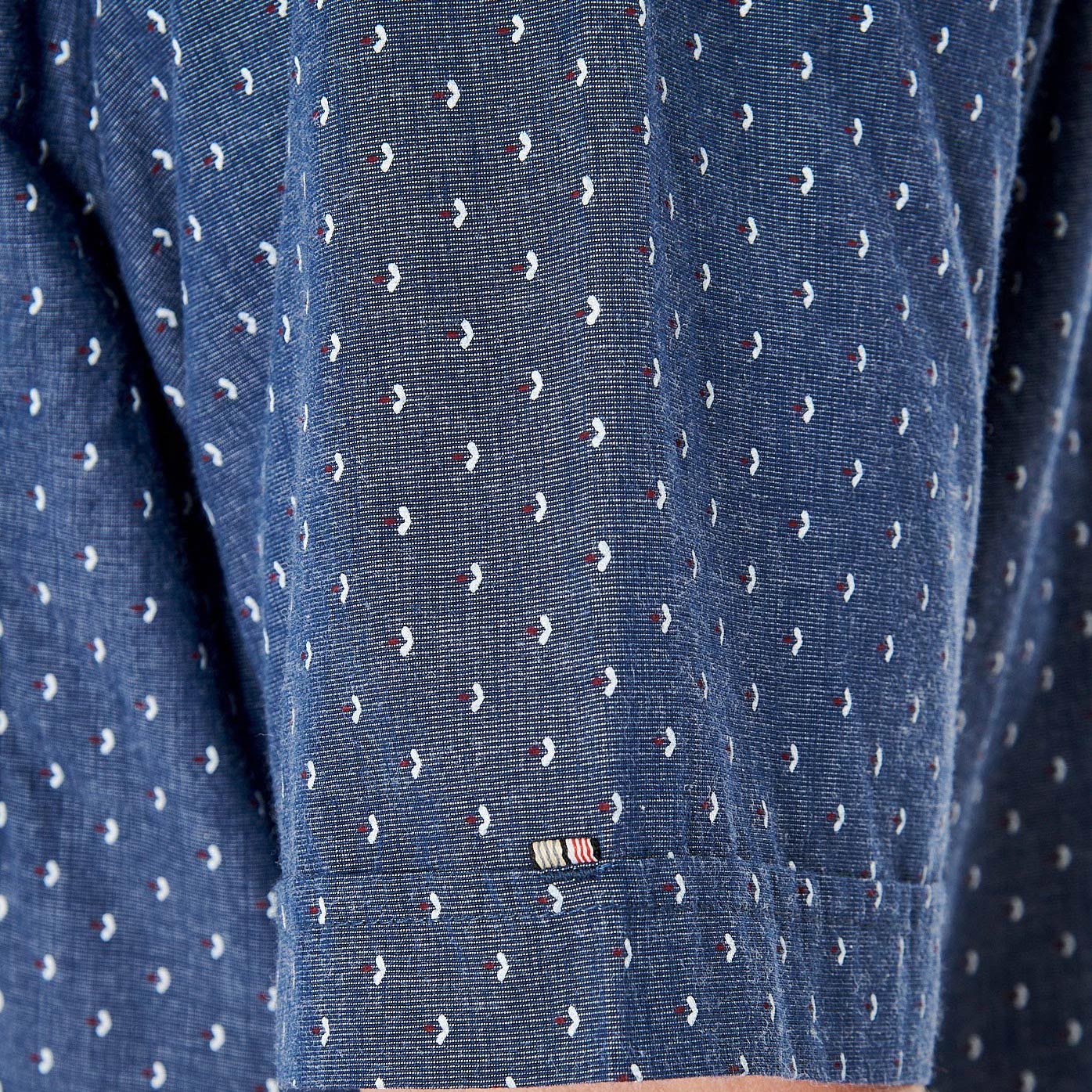 CHARY  Chemise bleue homme 100% coton