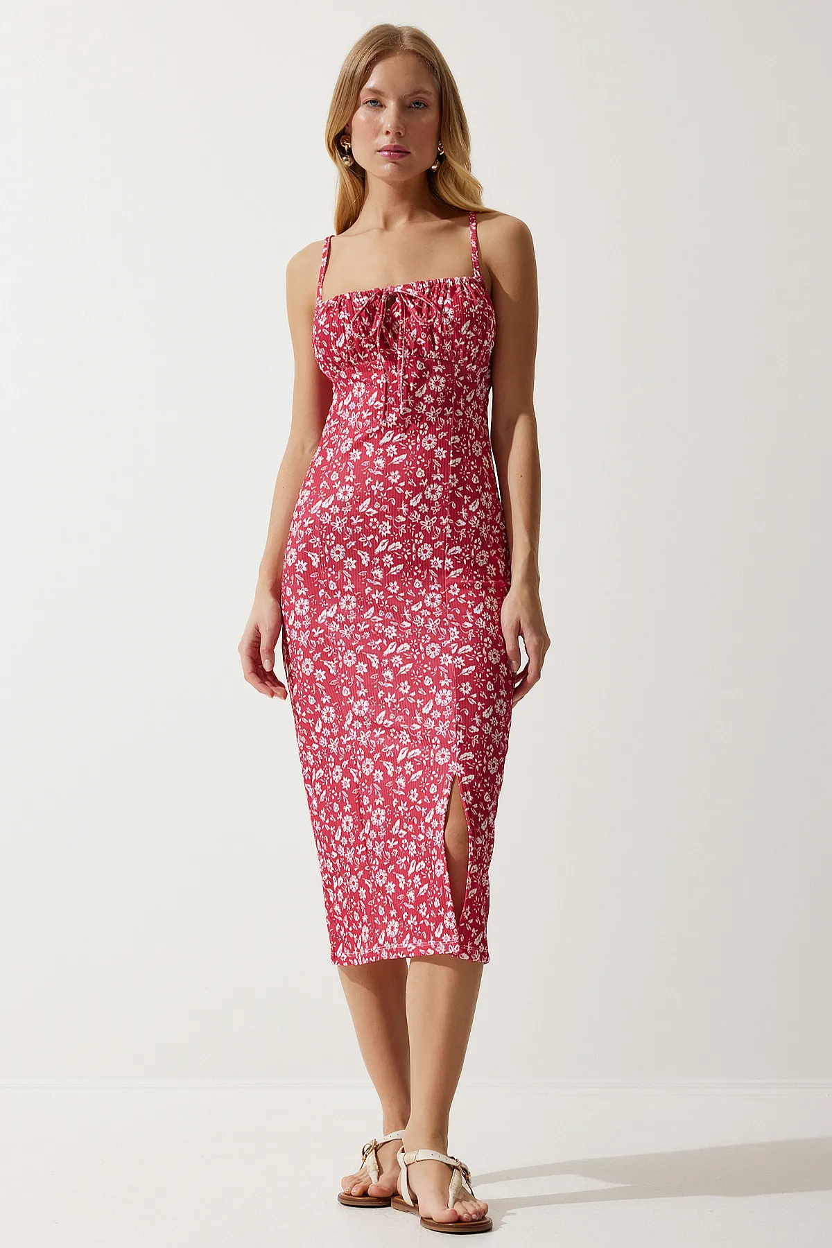 Happiness İstanbul  Kleid - Rosa - Bodycon