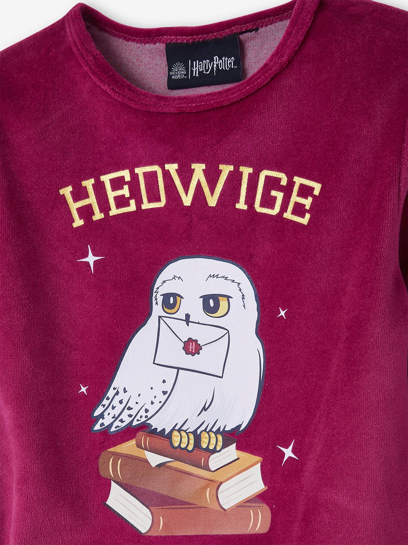 Pyjama fille en velours Harry Potter® framboise/marine