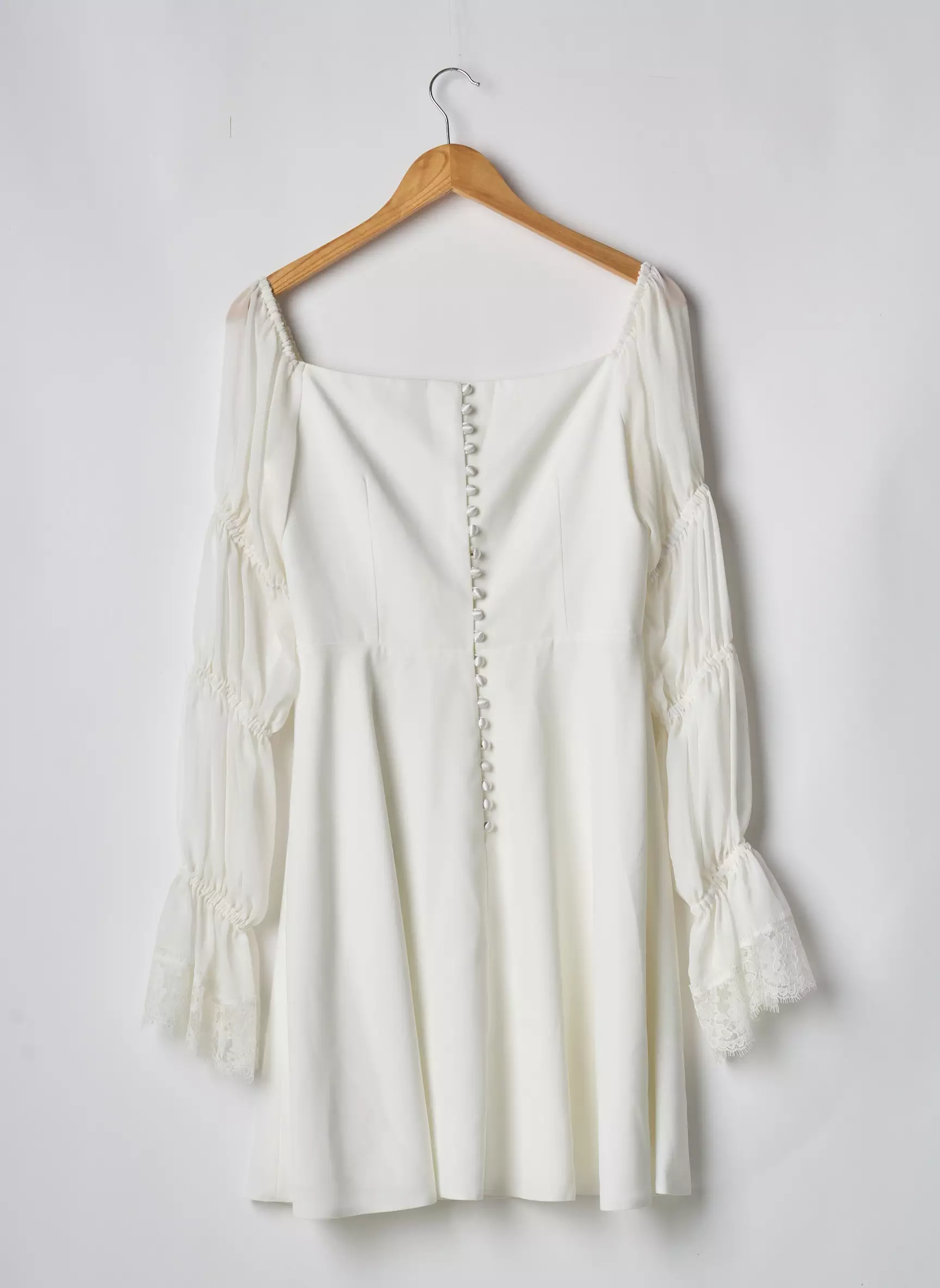Harpe Robes Courtes Femme couleur blanc