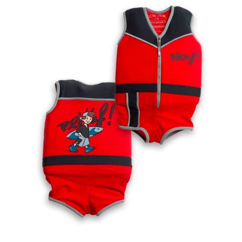 Maillot de bain flottant : Venere Rouge / Taille 4 (17/19kg)